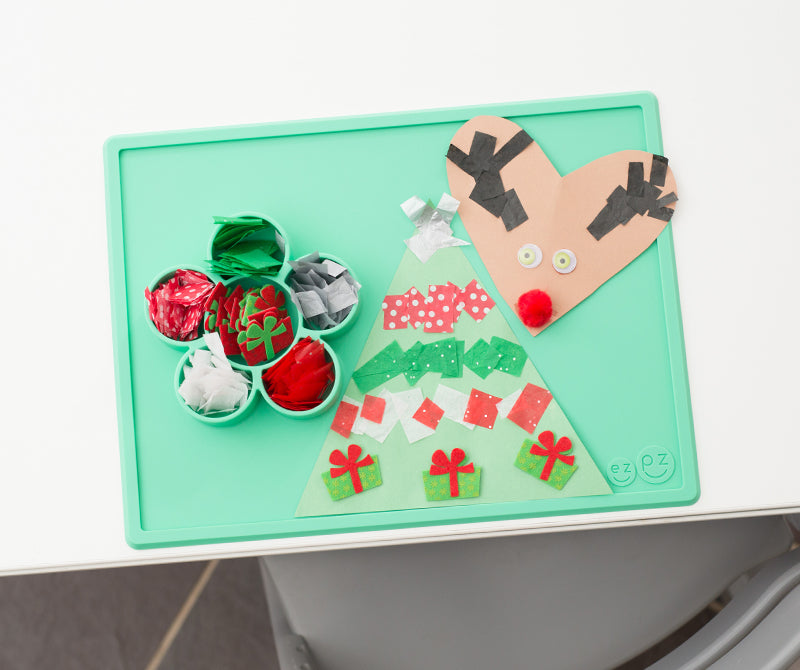 DIY Tissue Paper Holiday Crafts