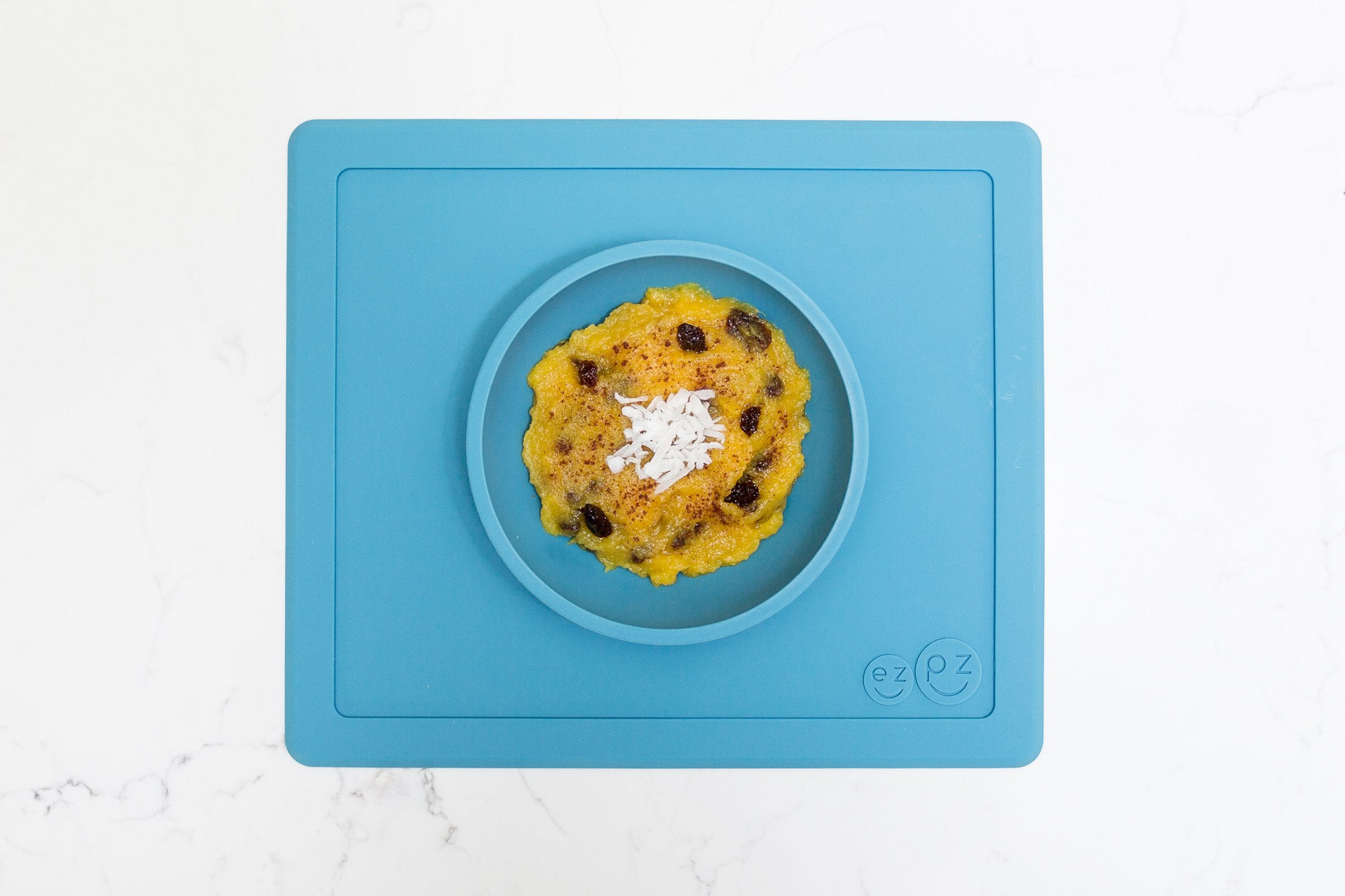 Roasted Cinnamon Acorn Squash with Coconut Butter & Raisins