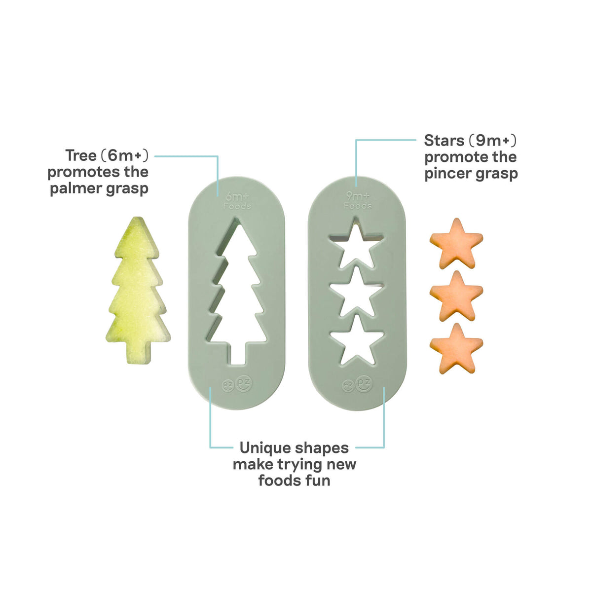 Baby-Led Weaning Festive Food Cutters