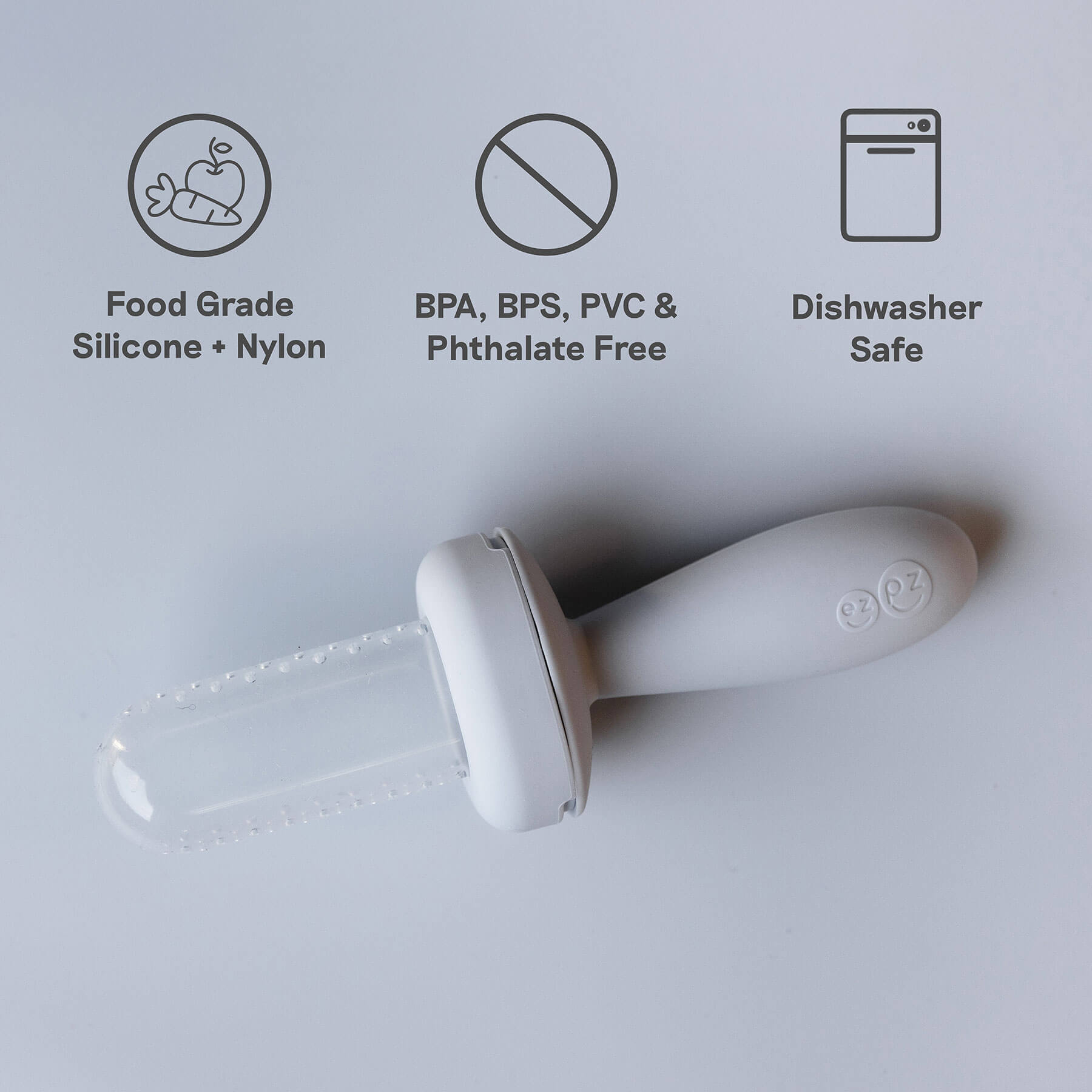ezpz silicone gumline feeder safe for babies