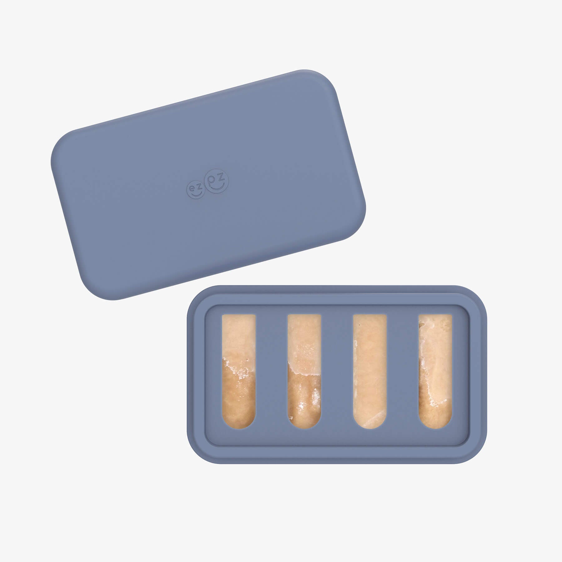ezpz Ice Tray for the Baby-Led Gumline Feeder in Indigo Blue