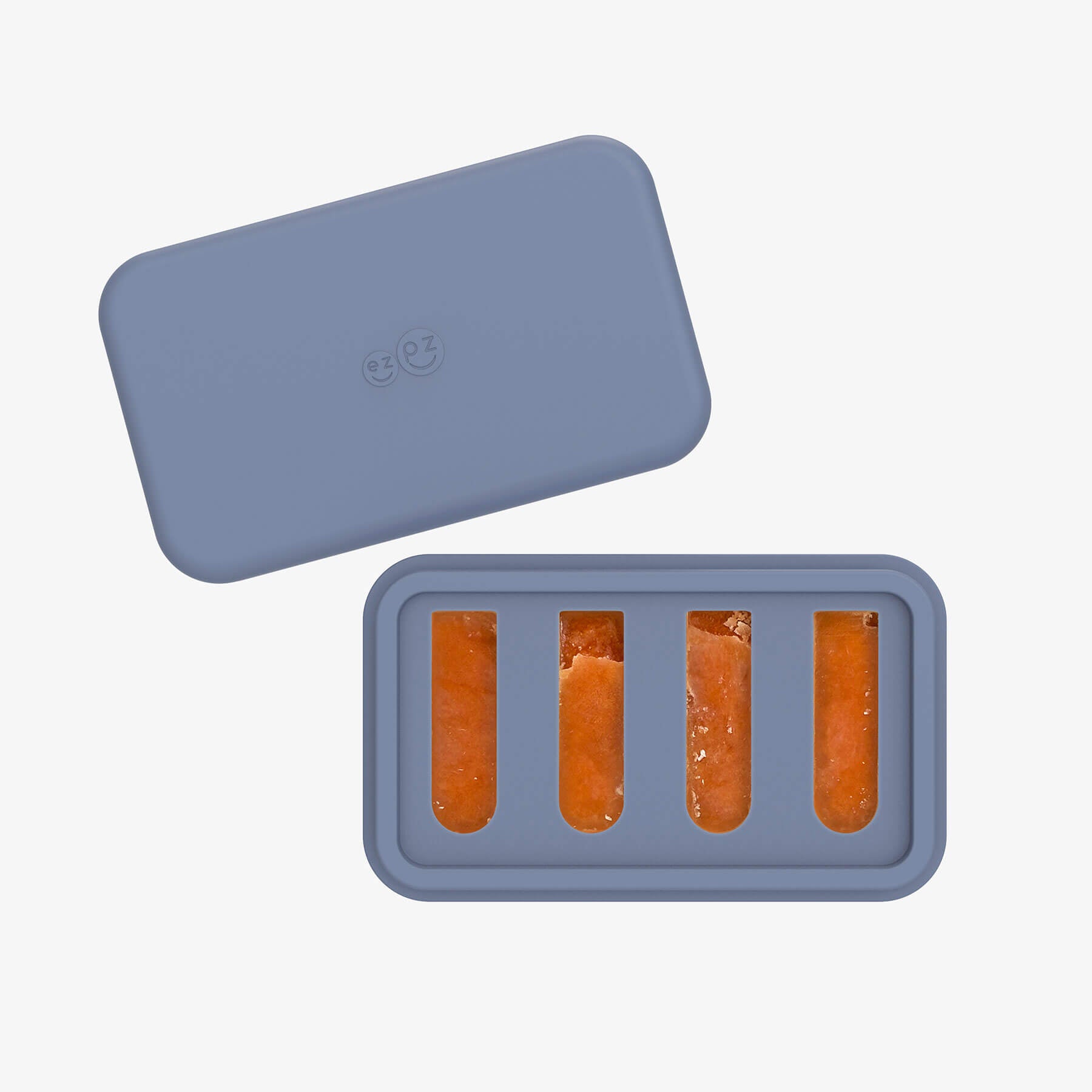 ezpz Ice Tray for the Baby-Led Gumline Feeder in Indigo Blue