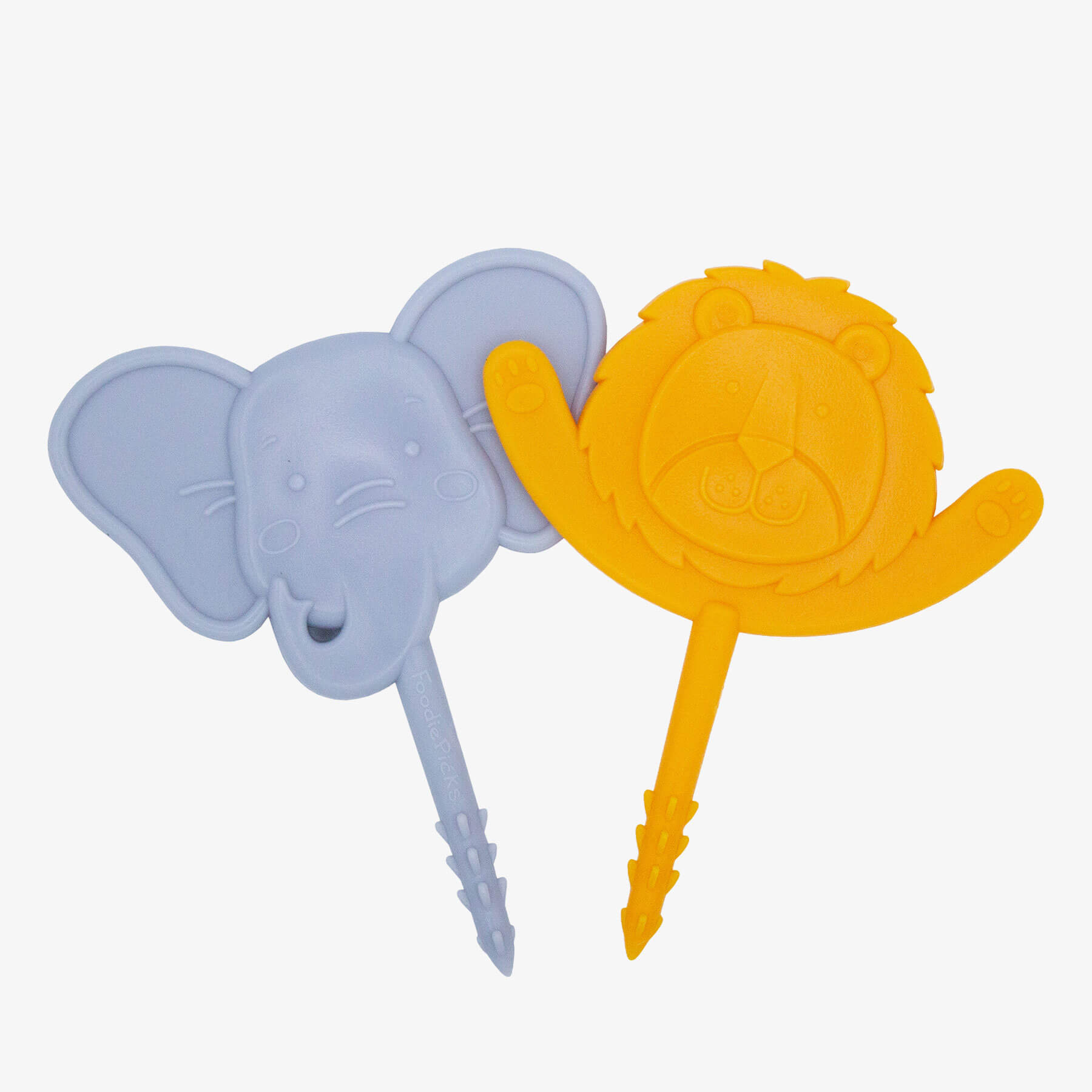 Bapron Baby Foodie Picks for Picky Eaters Reusable Food Skewers for Kids #color_safari