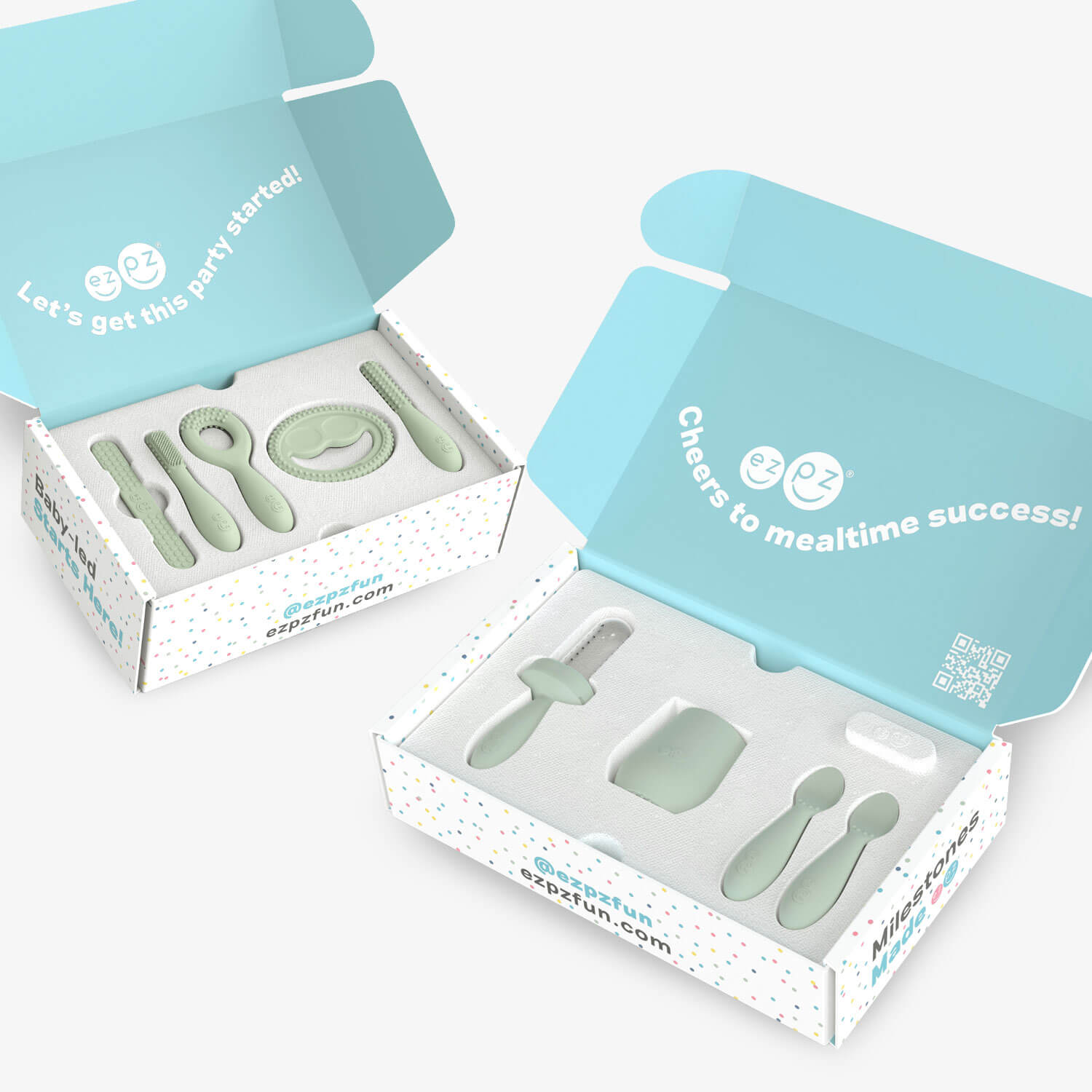 ezpz Developmental Kits 1 and 2 in Sage Green