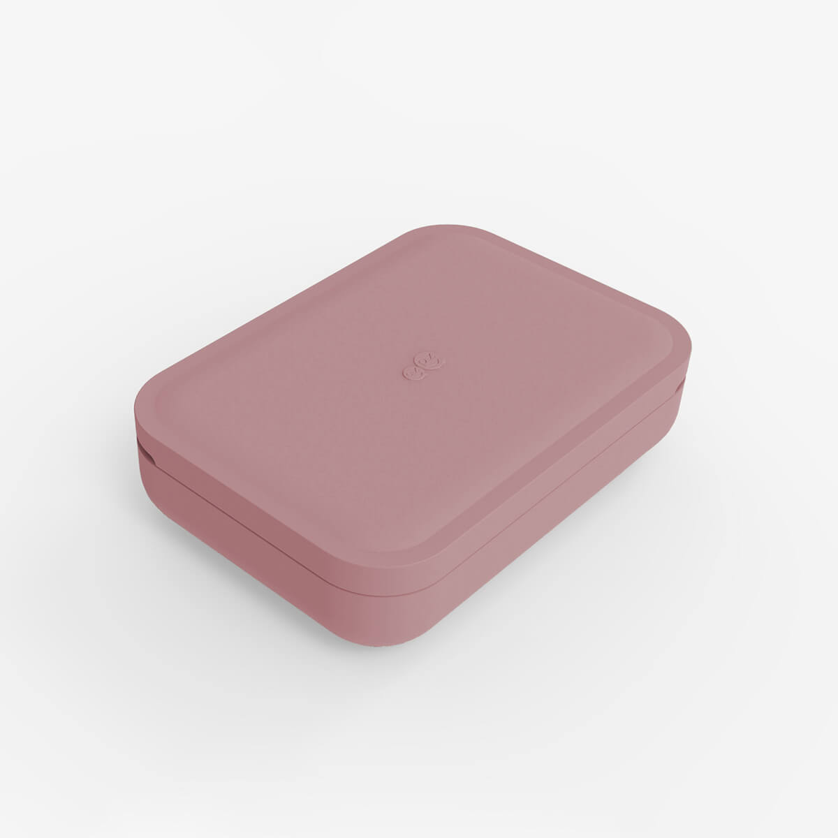 ezpz travel box in blush pink is an all-in-one feeding + storage system that helps families pack, transport, and serve baby’s meals when away from home