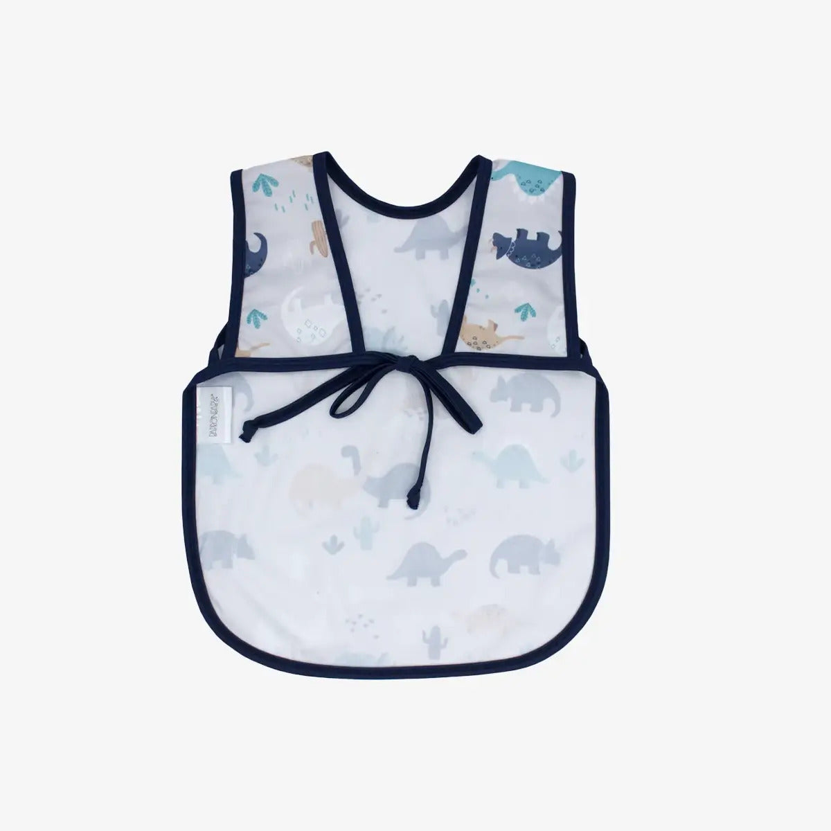 BapronBaby® Bapron in Desert Dinos Modern Dinosaur Pattern / Bib + Apron That Safely Ties Around the Body