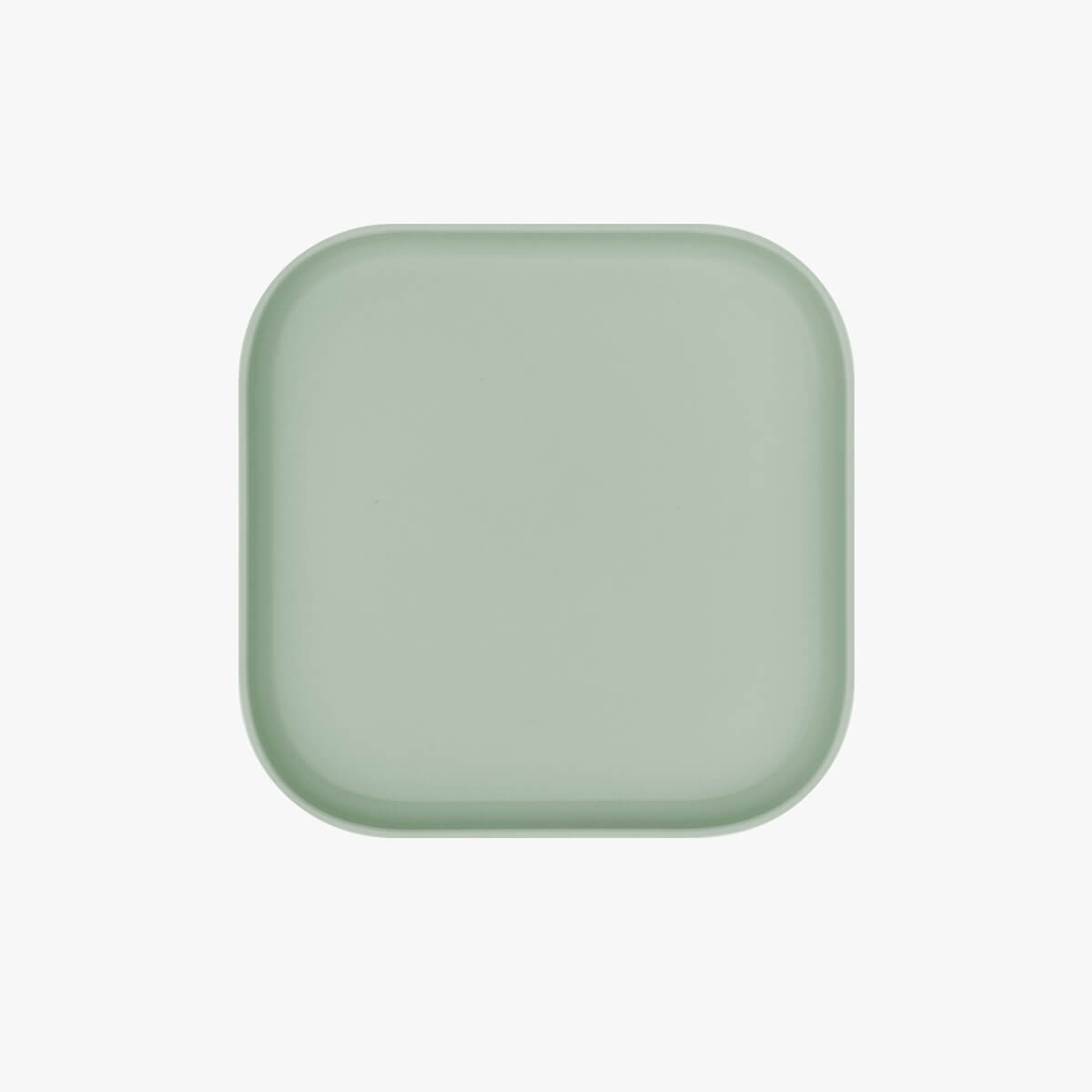 Mealtime Plate in Sage / ezpz Basics Line / Stylish, Durable Plates for Big Kids #color_sage