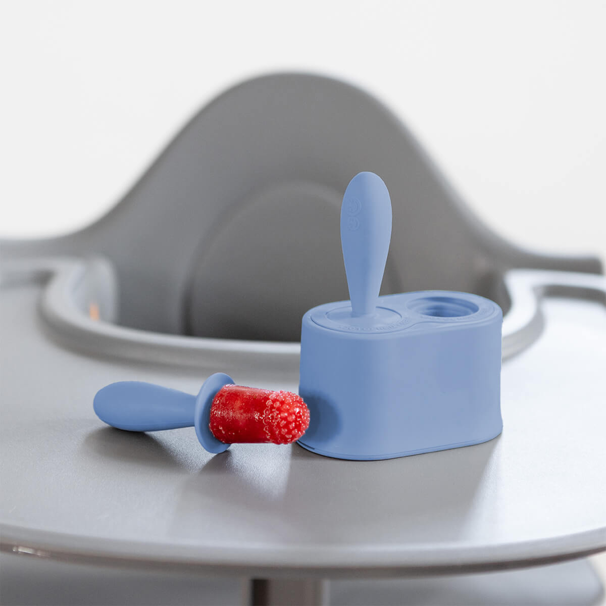 Tiny Pops in Indigo / Silicone Popsicle Mold for Babies, Frozen Puree & Breastmilk Popsicles