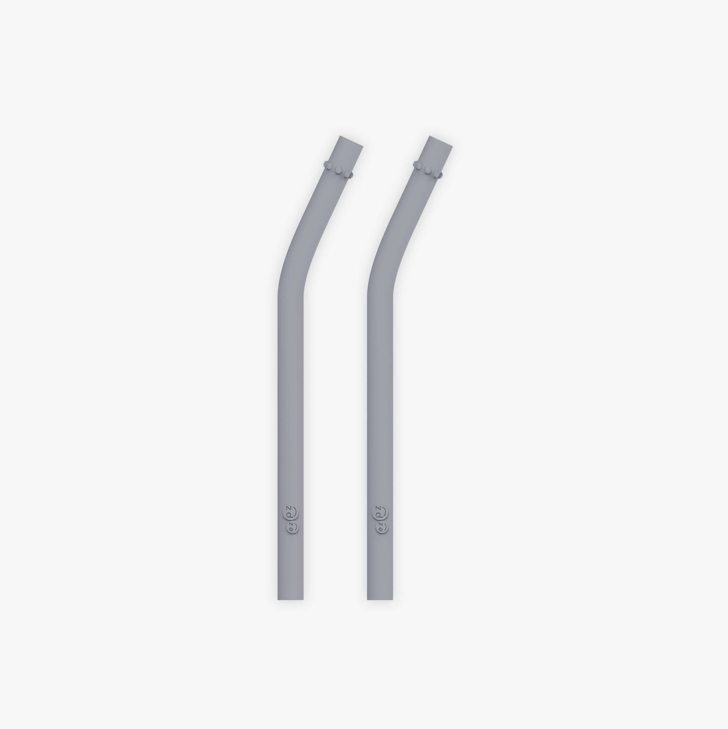 Happy Straws in Gray / Silicone Straw Replacement Pack for the ezpz Happy Cup & Straw System