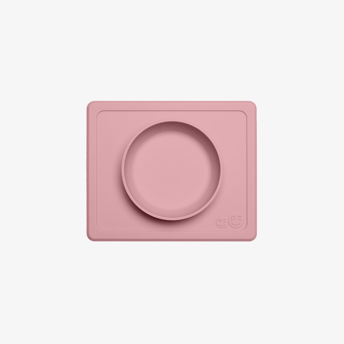 Mini Bowl in Blush by ezpz / The Original All-In-One Silicone Plates & Placemats that Stick to the Table