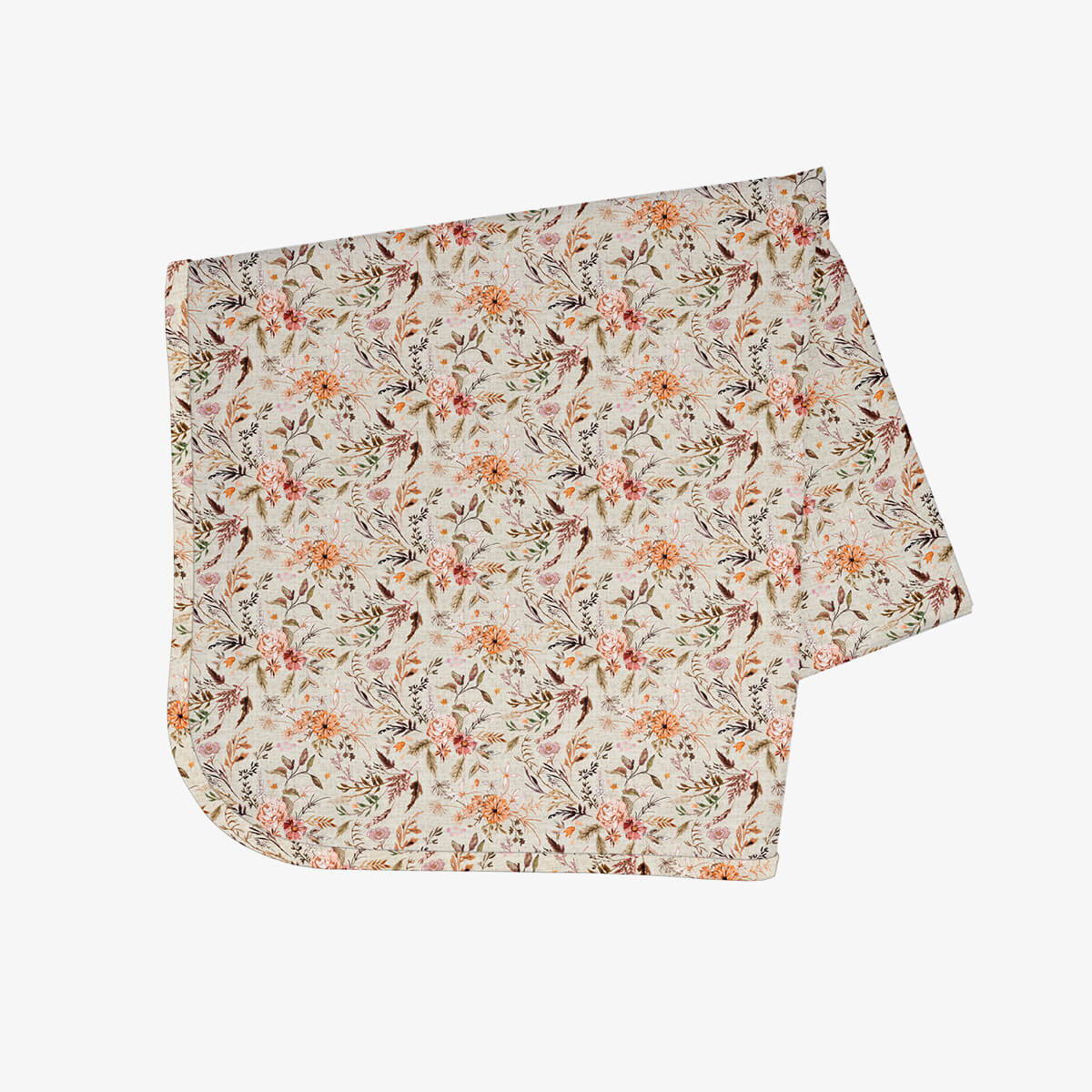 BapronBaby® Splash Mat in Modern Delilah Floral Pattern / Large Waterproof Pad to Catch Highchair Mess #color_delilah-floral