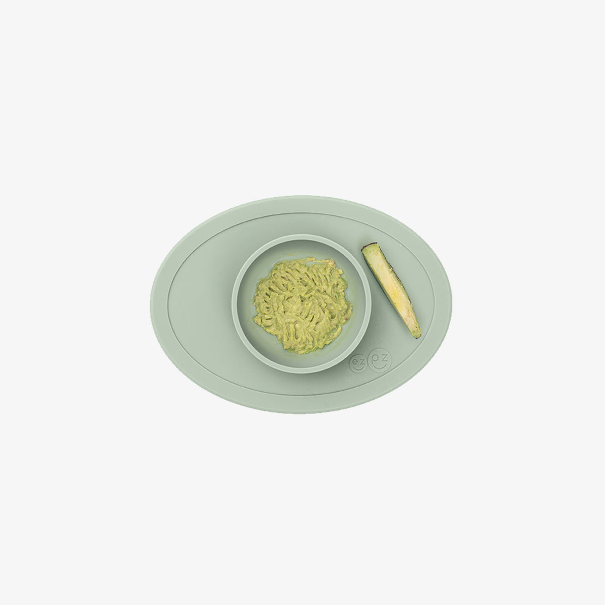 The Tiny Bowl in Sage by ezpz / Silicone Bowl for Babies that Fits on High Chairs