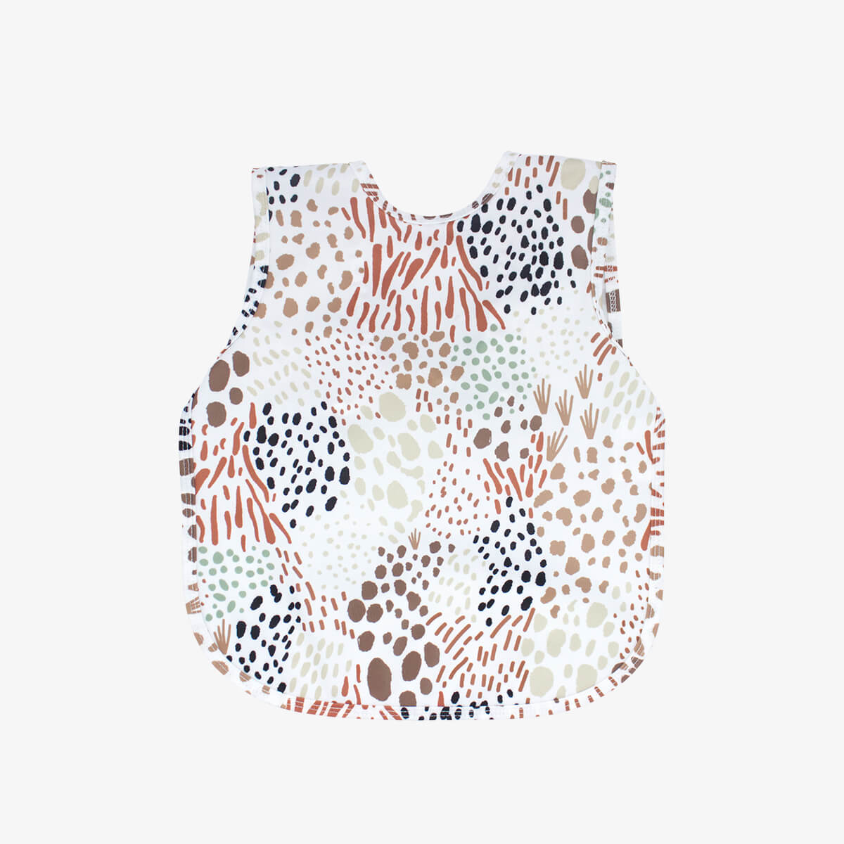 BapronBaby® Bapron in Wild Modern Animal Print / Bib + Apron That Safely Ties Around the Body