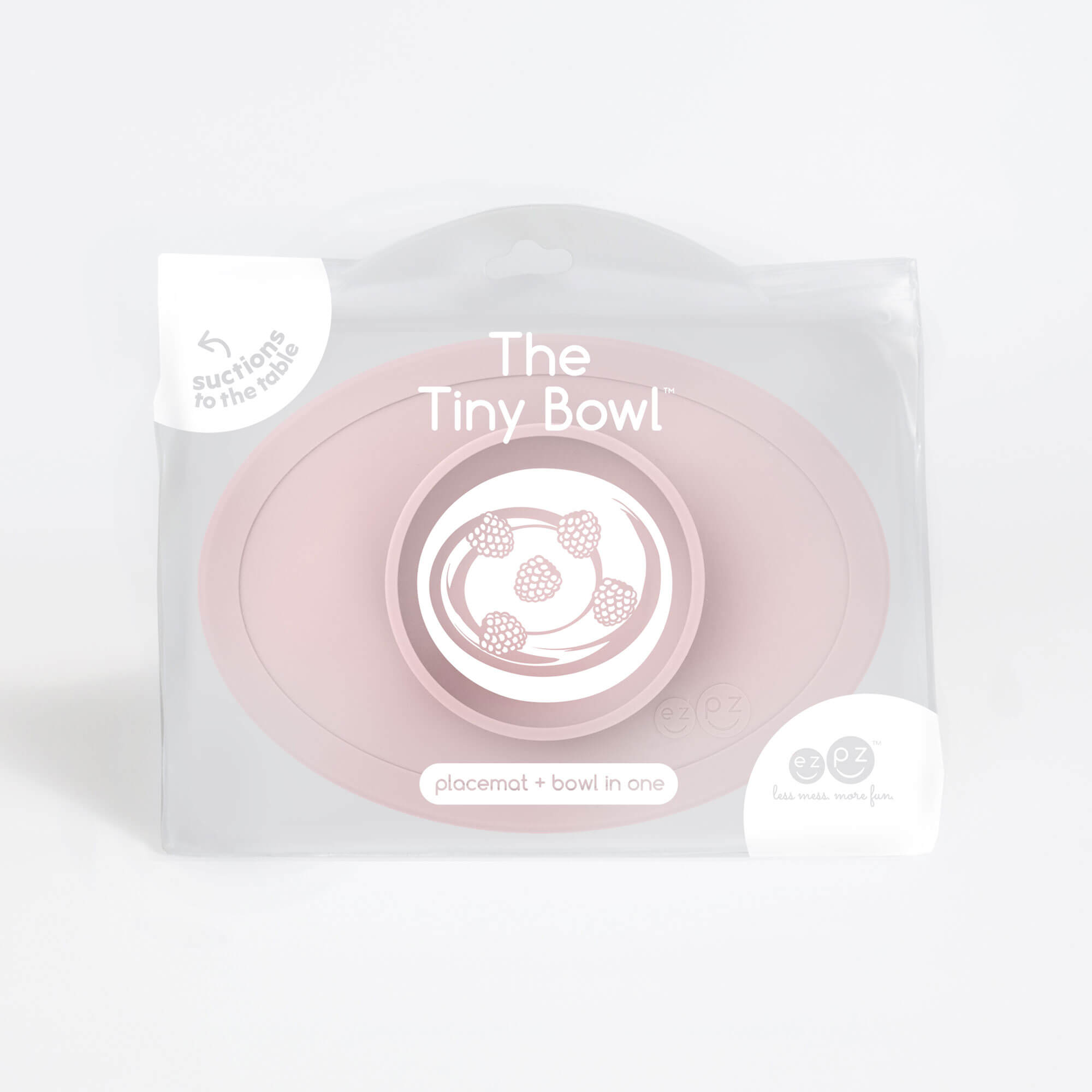 The Tiny Bowl in Blush by ezpz / Silicone Bowl for Babies that Fits on High Chairs