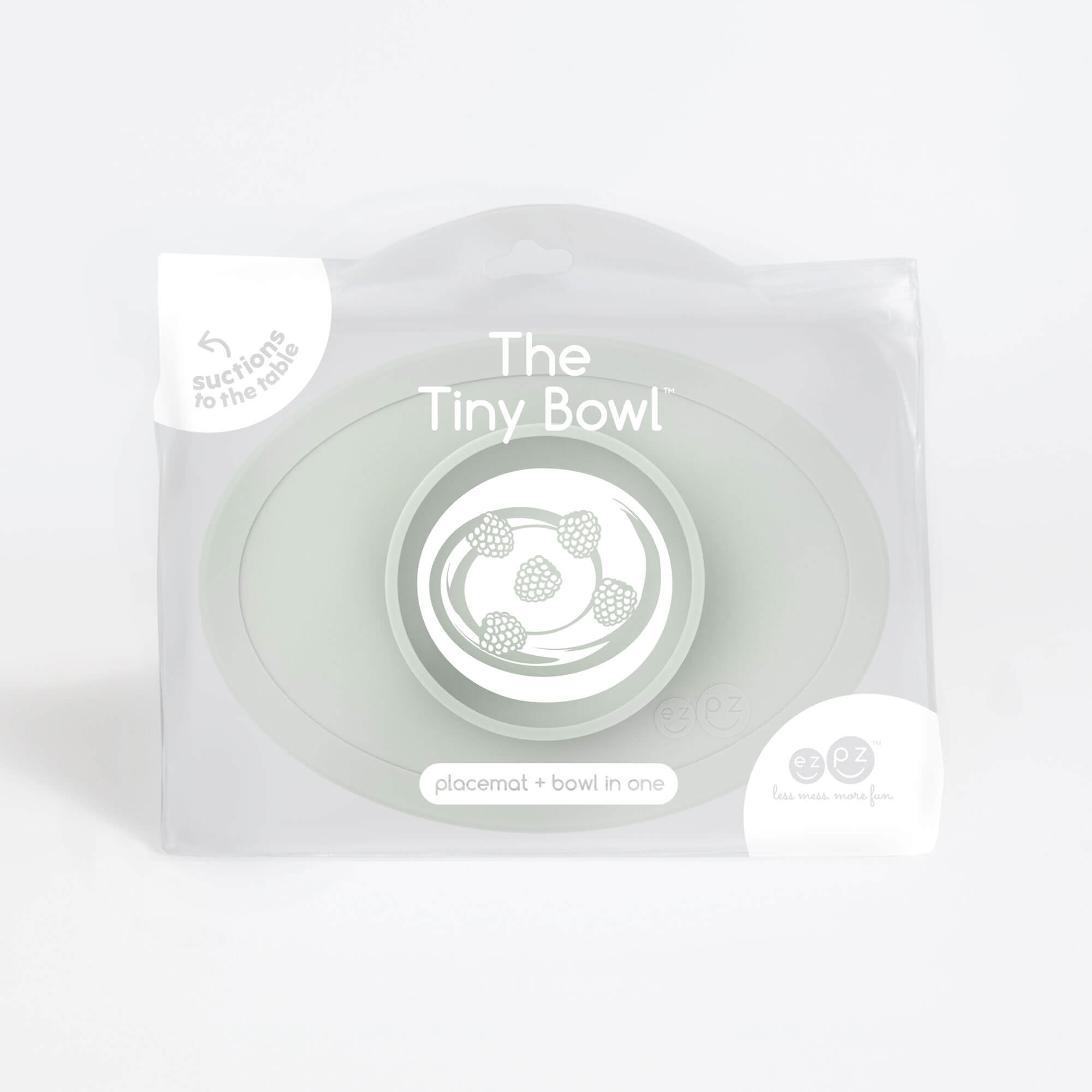 The Tiny Bowl in Sage by ezpz / Silicone Bowl for Babies that Fits on High Chairs