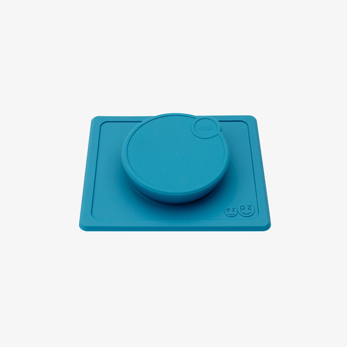 Mini Bowl Lid in Blue by ezpz / The Original All-In-One Silicone Plates & Placemats that Stick to the Table