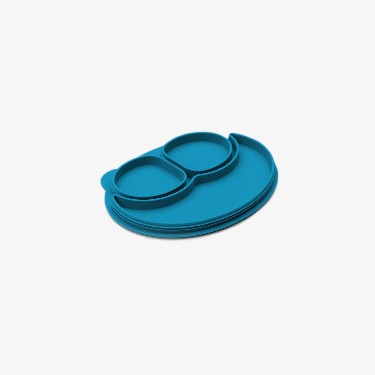 Mini Mat Lid in Blue / Storage Lids for the Mini Mat by ezpz / Silicone Lid for Toddler Plate