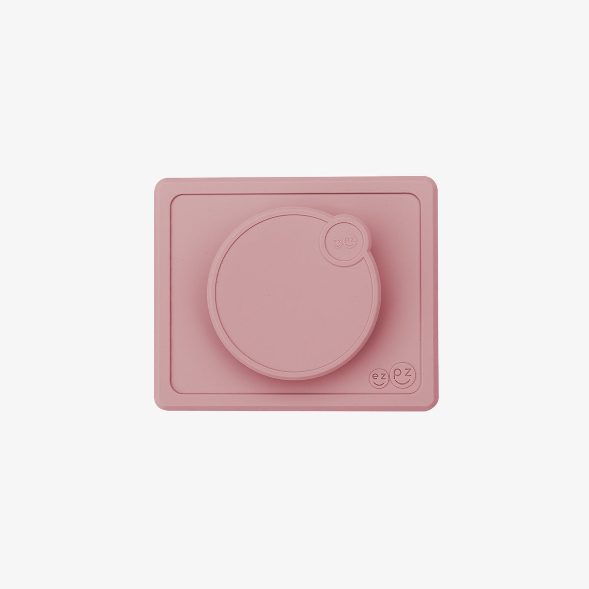 Mini Bowl Lid in Blush by ezpz / The Original All-In-One Silicone Plates & Placemats that Stick to the Table