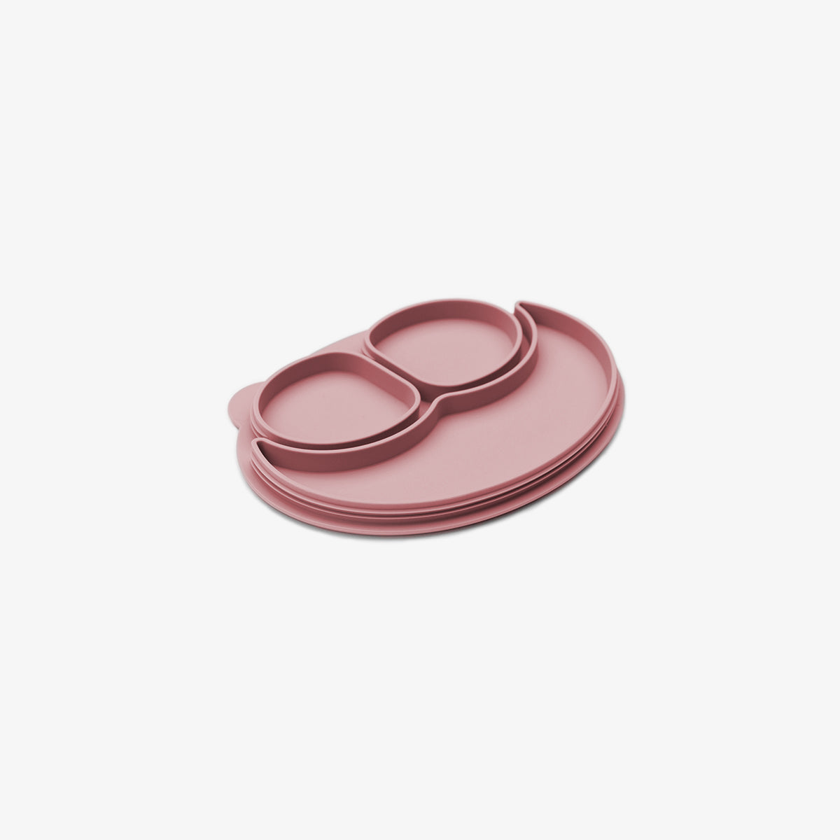 Mini Mat Lid in Blush / Storage Lids for the Mini Mat by ezpz / Silicone Lid for Toddler Plate