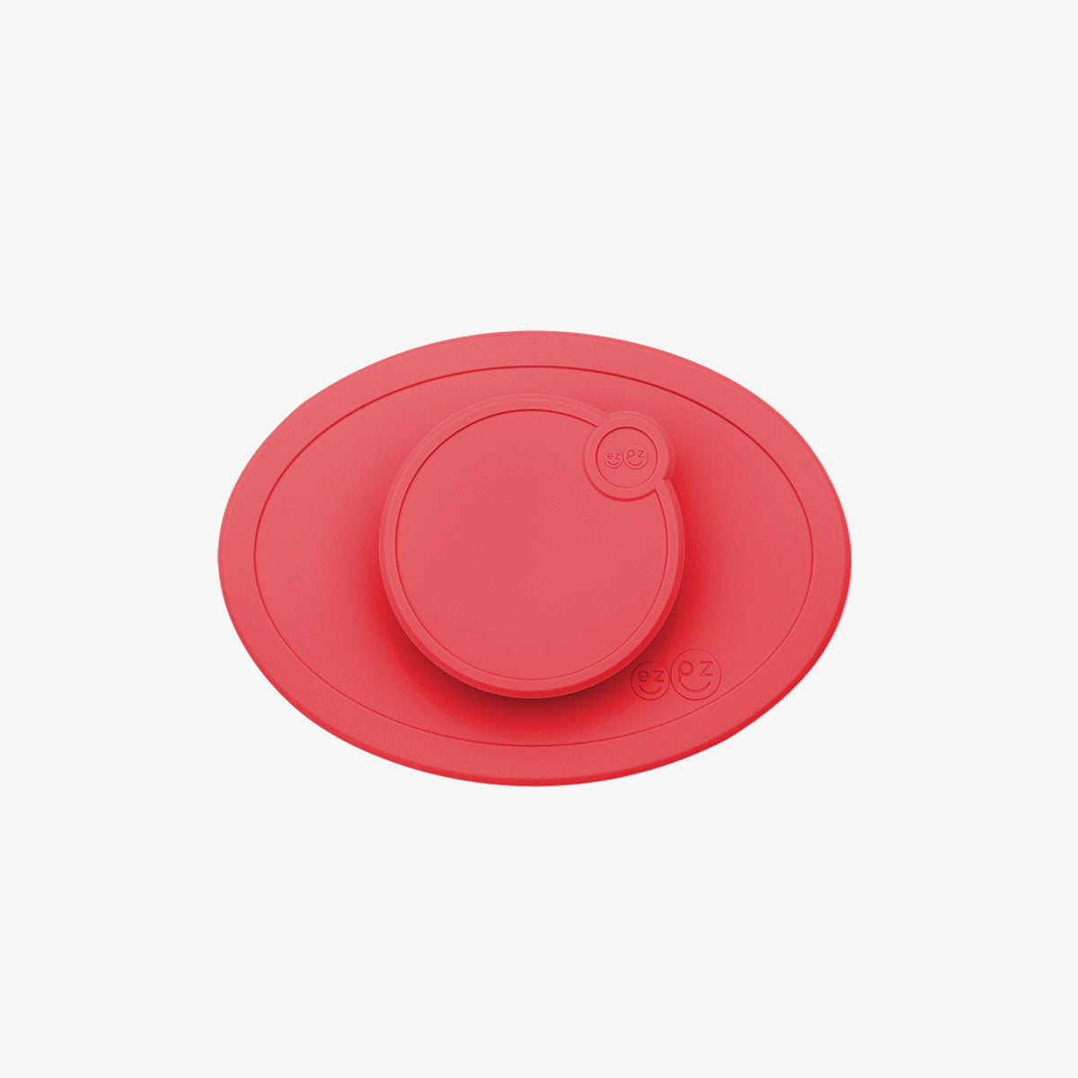 Tiny Bowl Lid in Coral / Storage Lids for the Tiny Bowl by ezpz / Silicone Lid for Baby Bowl