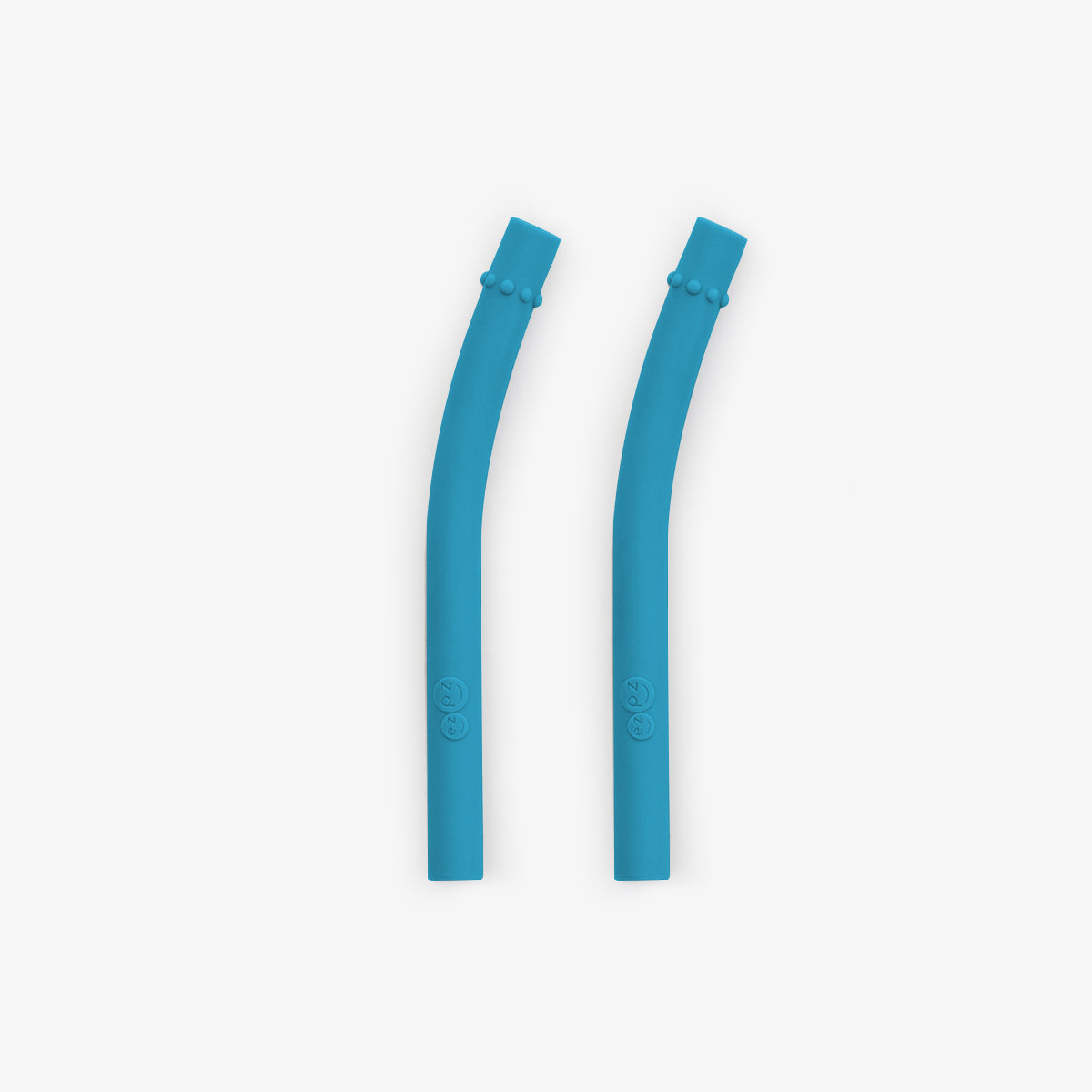 Mini Straws in Blue / Silicone Straw Replacement Pack for the ezpz Mini Cup & Straw System