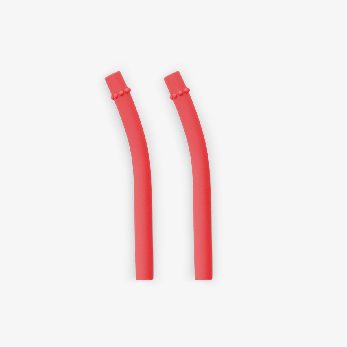 Mini Straws in Coral / Silicone Straw Replacement Pack for the ezpz Mini Cup & Straw System