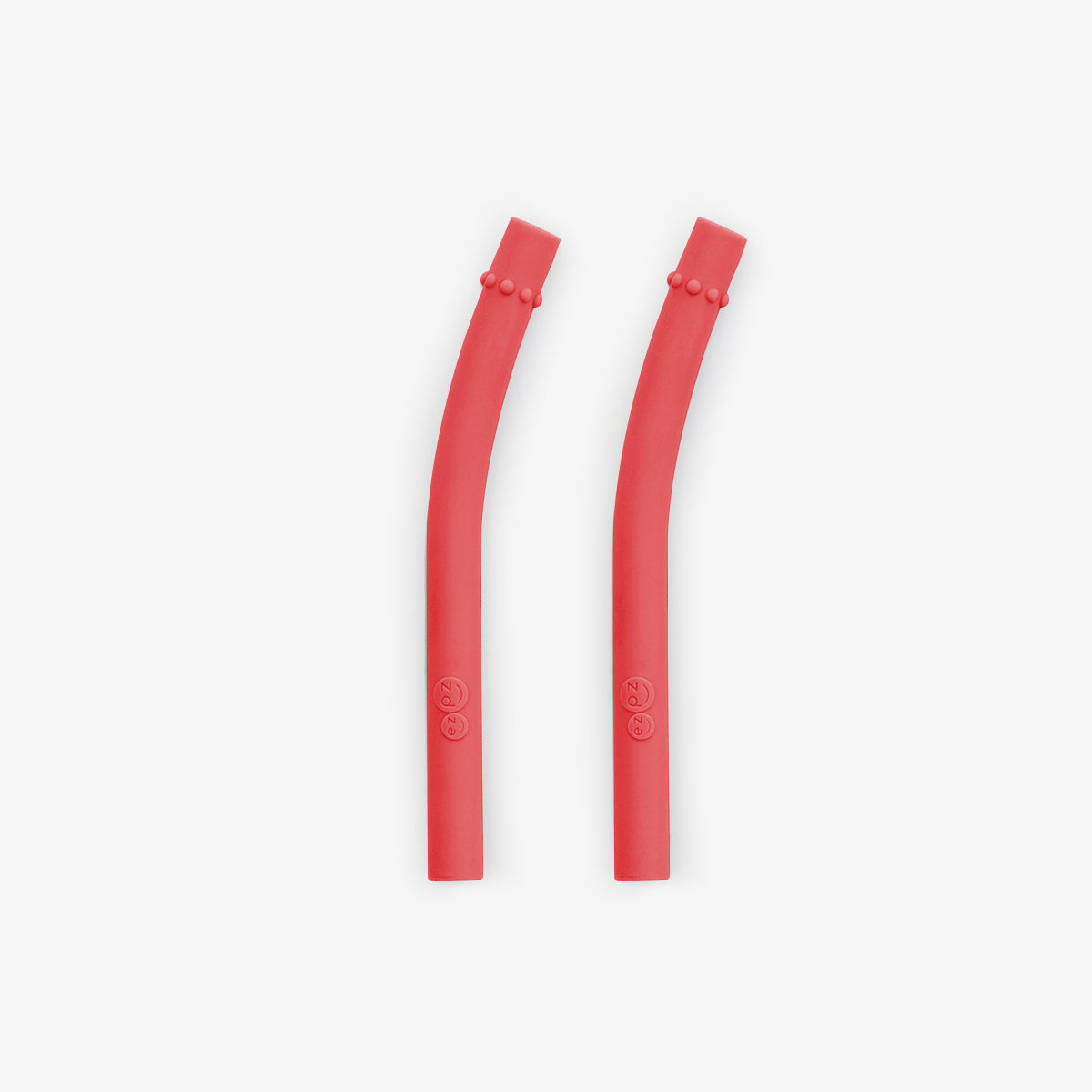 Mini Straws in Coral / Silicone Straw Replacement Pack for the ezpz Mini Cup & Straw System