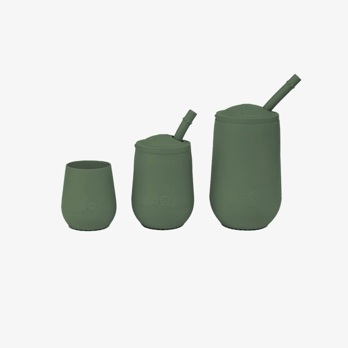 ezpz Developmental Cup Set in Olive