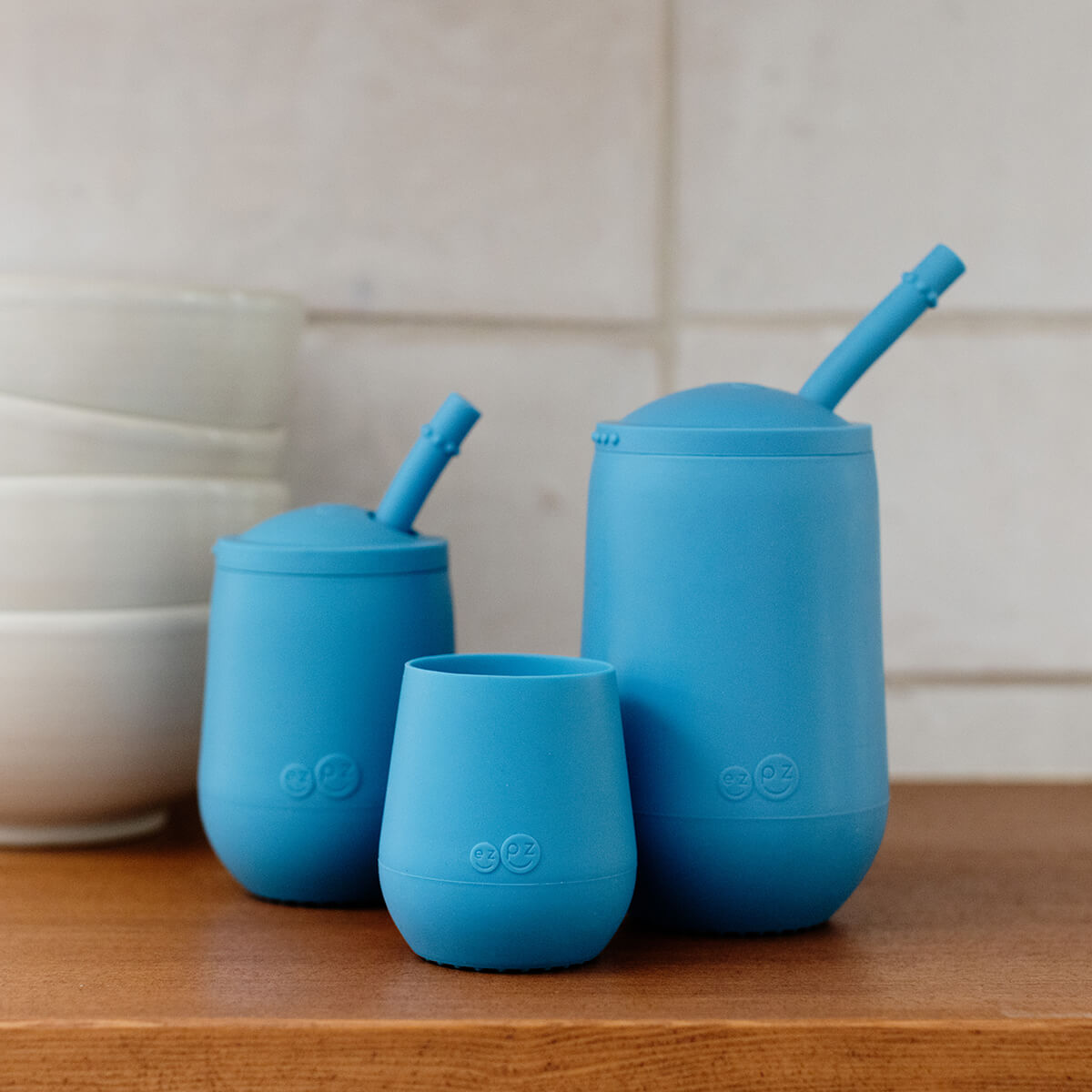 ezpz Developmental Cup Set in Blue