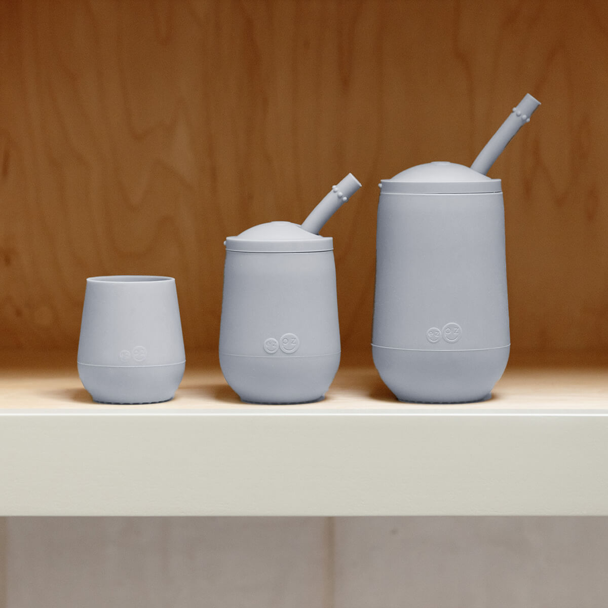 ezpz Developmental Cup Set in Pewter