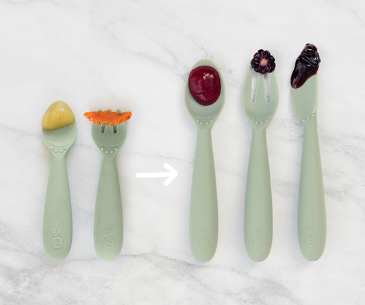 Advancing from the Mini Utensils to the Happy Utensils | Mealtime Milestones