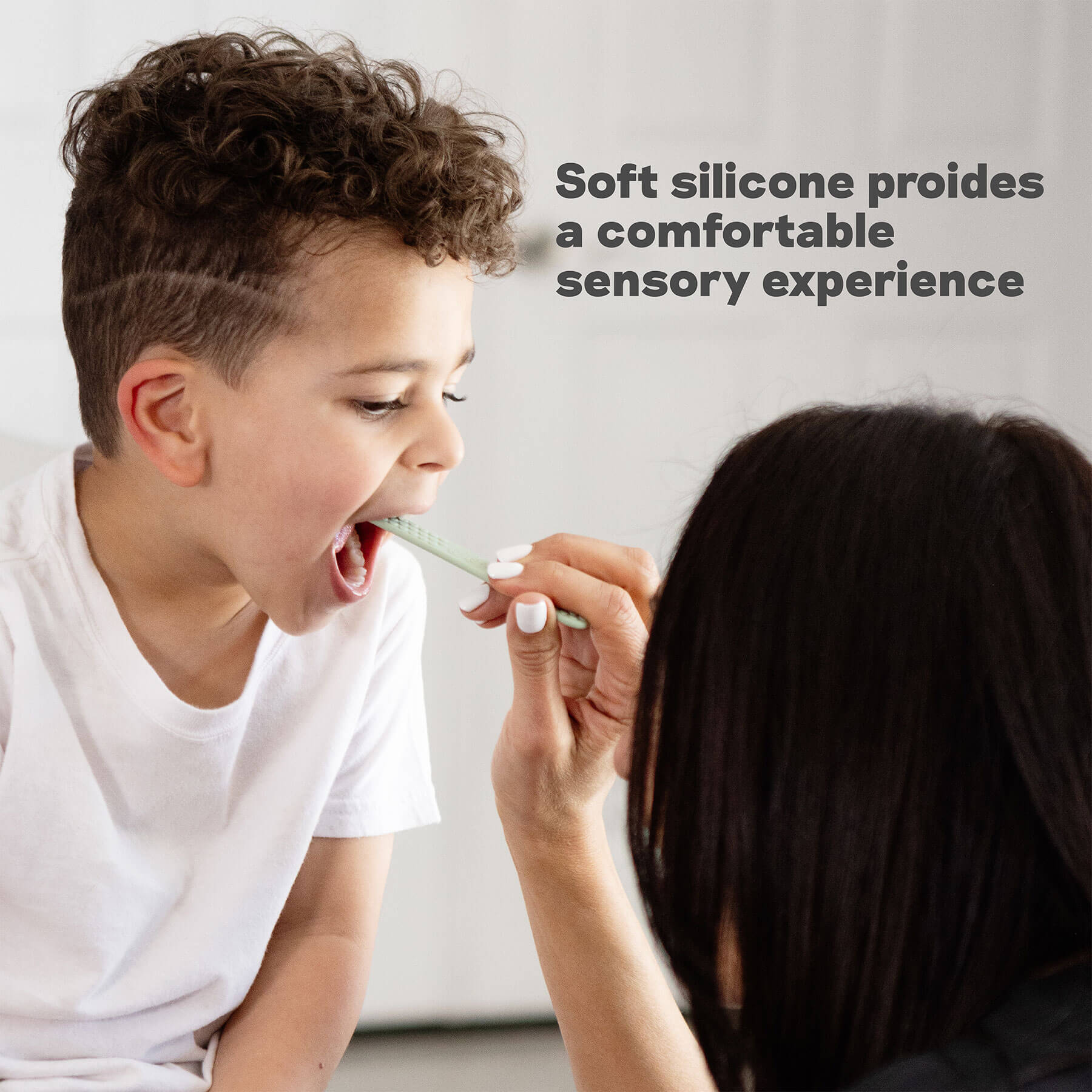 ezpz sensory tongue depressor / silicone tongue depressor for babies