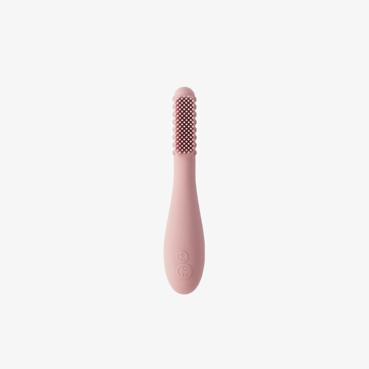 ezpz silicone baby led toothbrush in blush