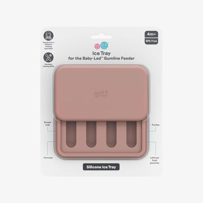 ezpz Ice Tray for the Baby-Led Gumline Feeder in Blush Pink 