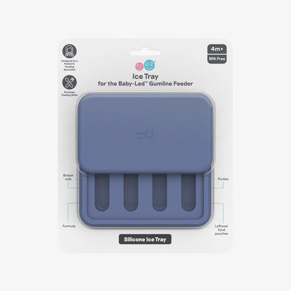 ezpz Ice Tray for the Baby-Led Gumline Feeder in Indigo Blue 