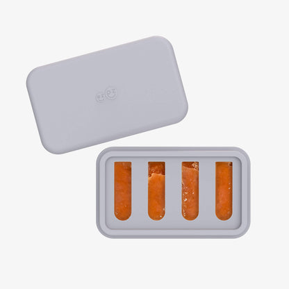 ezpz Ice Tray for the Baby-Led Gumline Feeder in Pewter Gray 