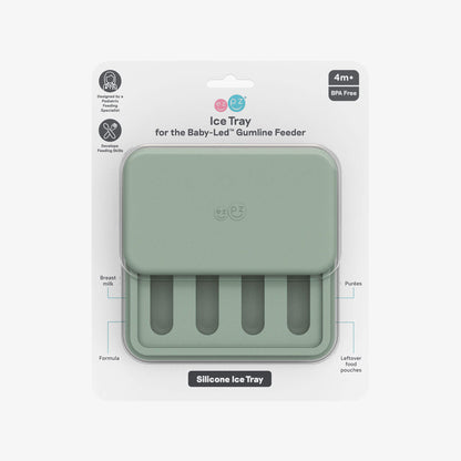 ezpz Ice Tray for the Baby-Led Gumline Feeder in Sage Green 
