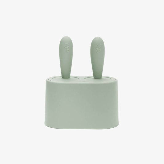 ezpz Happy Pops in Sage Green | Silicone Popsicle Molds for Toddlers