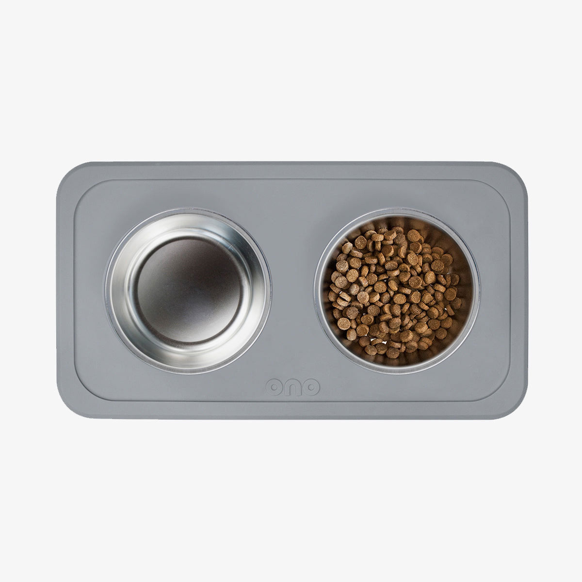 The Good Bowl (16 oz Double) in Charcoal by Ono Pet Products