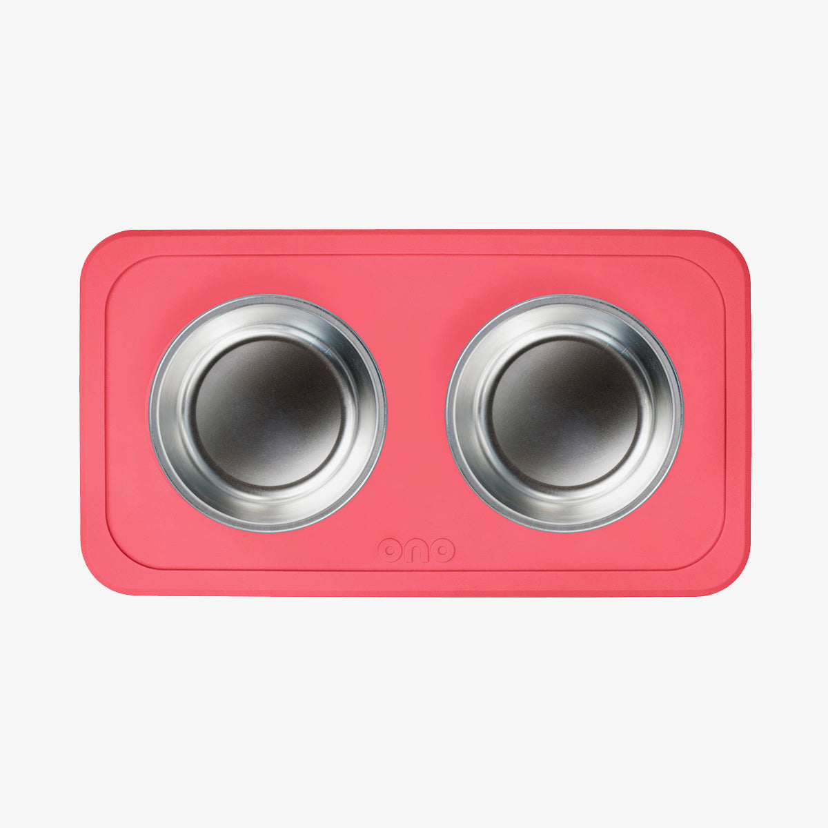 The Good Bowl (16 oz Double) in Coral by Ono Pet Products