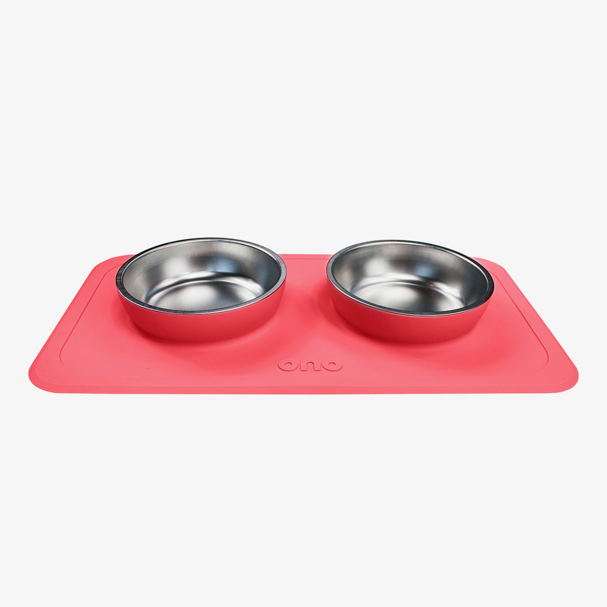 The Good Bowl (16 oz Double) in Coral by Ono Pet Products