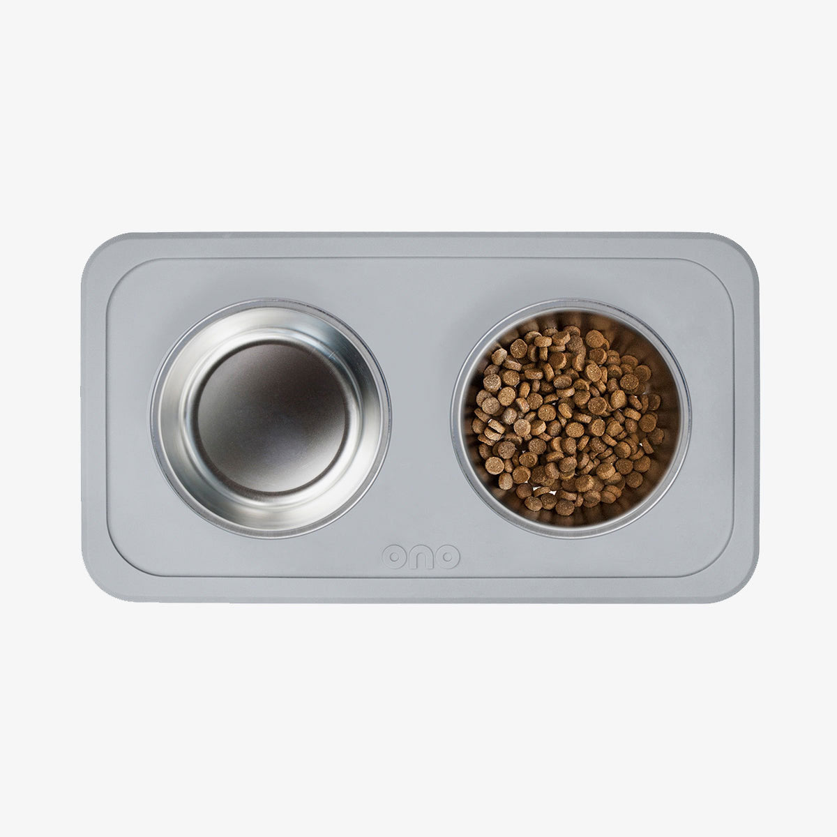 The Good Bowl (16 oz Double) in Cool Gray by Ono Pet Products