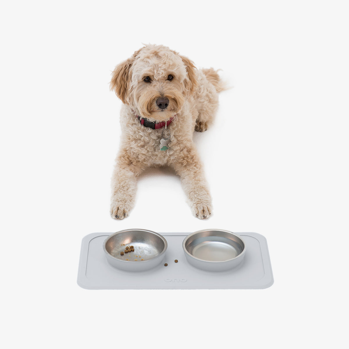 The Good Bowl (16 oz Double) in Cool Gray by Ono Pet Products