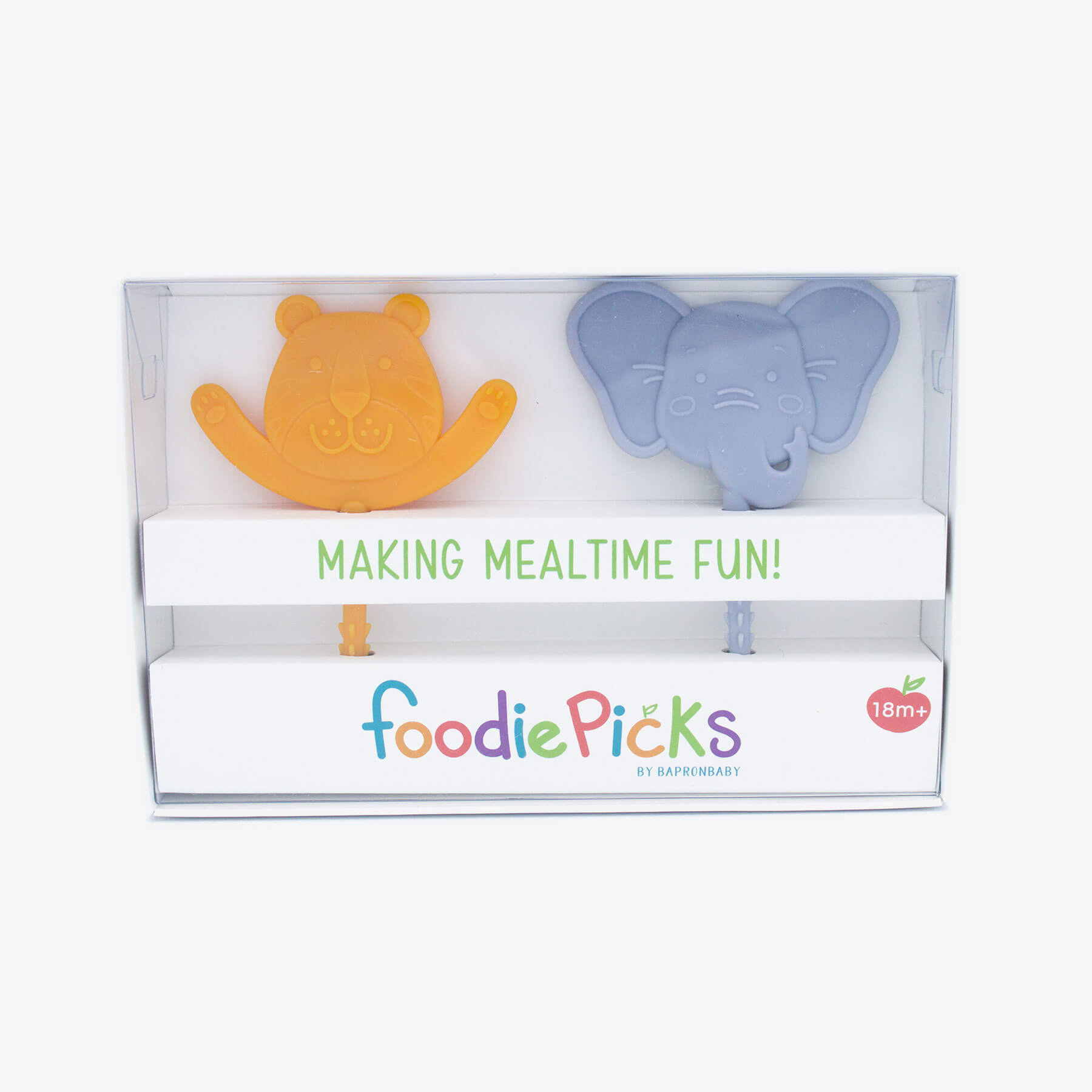 Bapron Baby Foodie Picks for Picky Eaters Reusable Food Skewers for Kids 