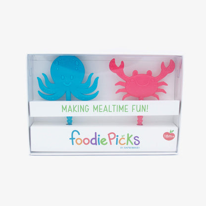 Bapron Baby Foodie Picks for Picky Eaters Reusable Food Skewers for Kids 