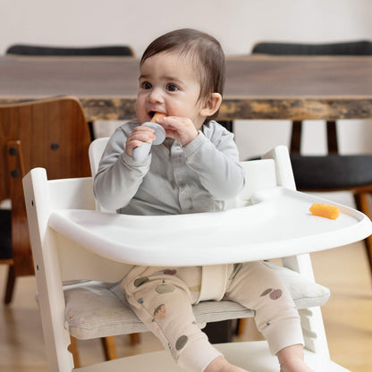 ezpz Gumline Feeder in Pewter Gray 