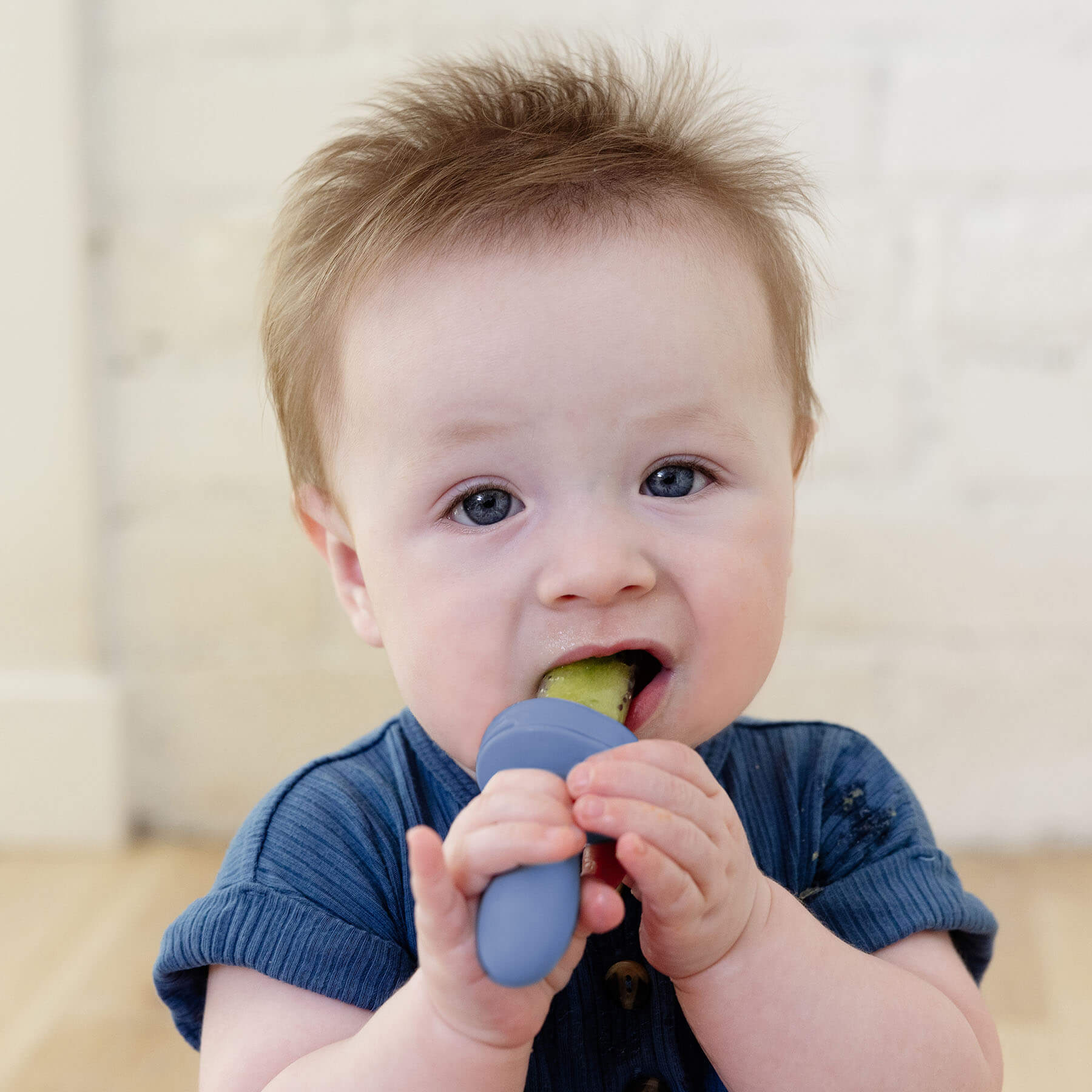 ezpz Gumline Feeder in Indigo Blue 