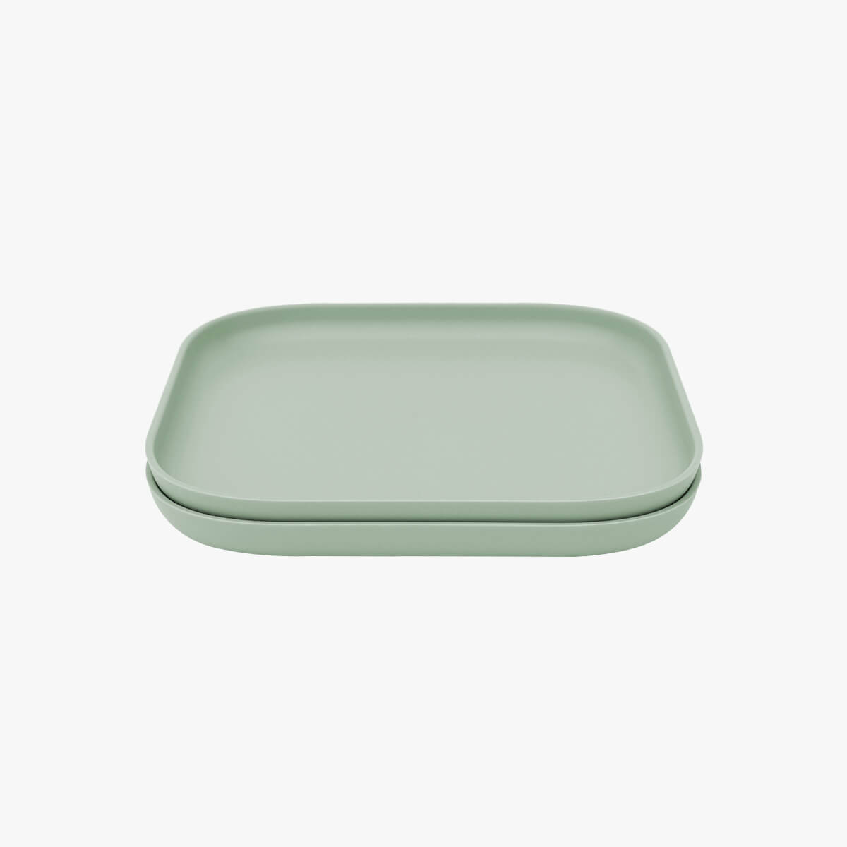 Mealtime Plate in Sage / ezpz Basics Line / Stylish, Durable Plates for Big Kids