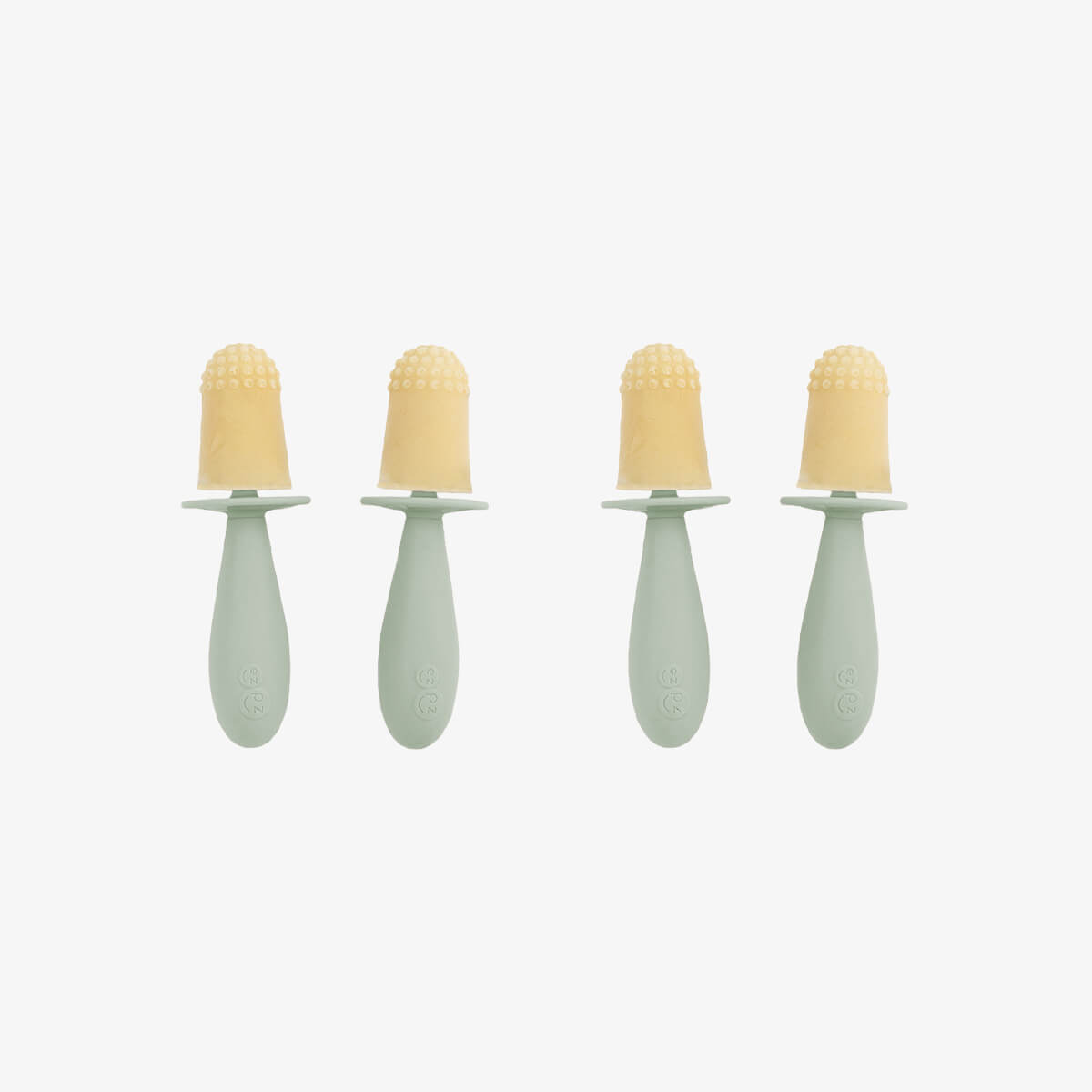 Tiny Pops in Sage Green / Silicone Popsicle Mold for Babies, Frozen Puree & Breastmilk Popsicles
