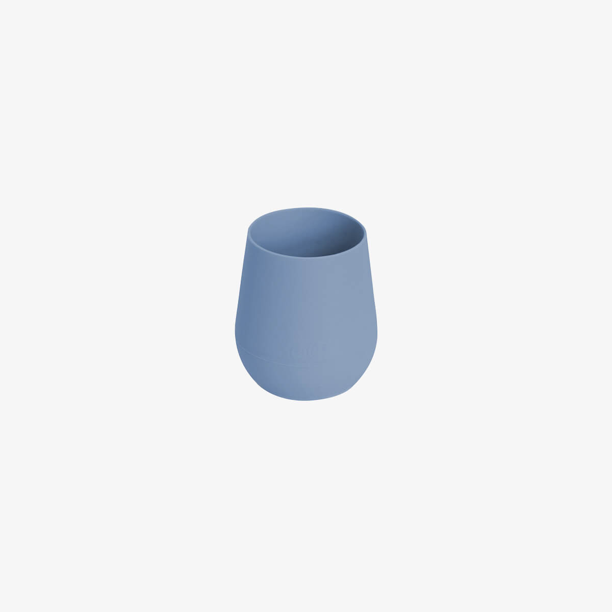 The Tiny Cup in Indigo Blue by ezpz / Open-Top, Silicone Drinking Cup for Babies